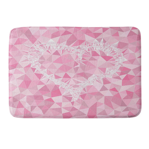 Lisa Argyropoulos Heart Electric Memory Foam Bath Mat